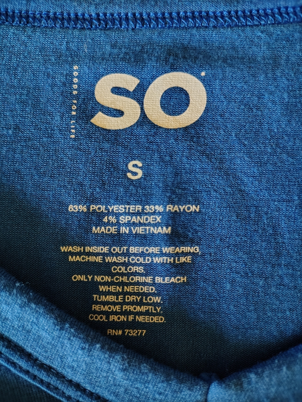 SO Goods For Life 3-Pack Scoop & V Neck Tops Blue, Light Blue, Olive Women Small - Picture 3 of 13